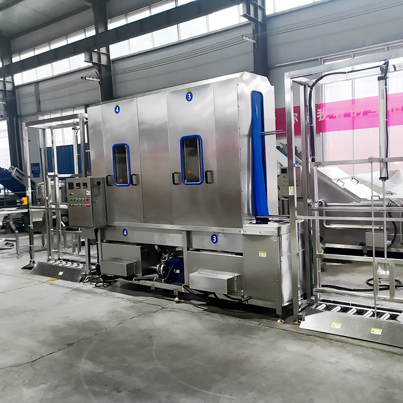 Industrial High Pressure Hot Water Detergent Automatic Lifting Plastic Storage Pad Cleaning Machine