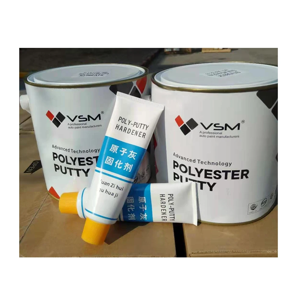 Automotive Refinish Paint Polyester Paste Coating 2K Solid Putty