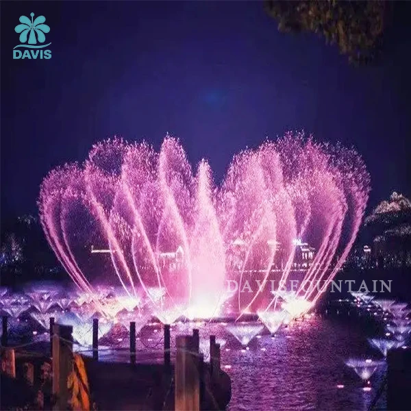 3D Custom Design Musical Dancing Water Fountain for garden lake pool square shopping mall villa