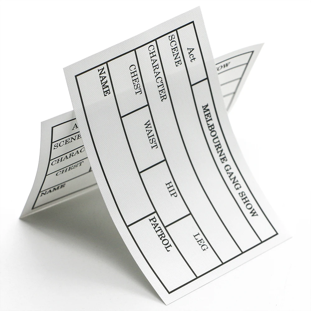 custom labels clothing tyvek paper care label Custom Garment Accessory Girl Dress Private brand tag sewing label