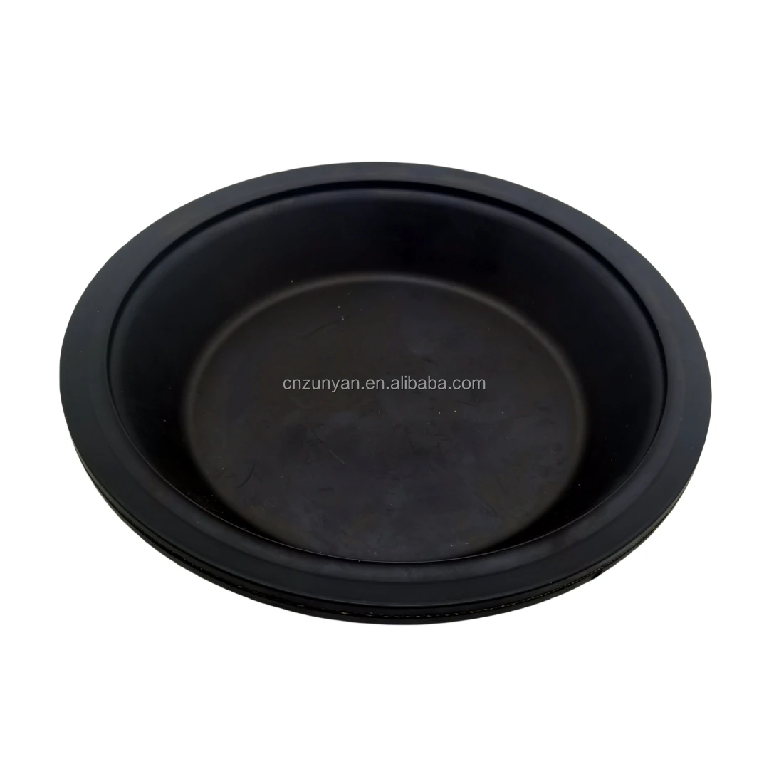 Black Fabric Reinforced Rubber Rolling Diaphragm Cups Brake Rubber Diaphragms