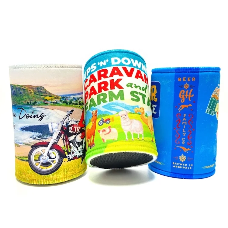 Coozies With Logo Stubby Holders for 330ml Cans Custom Printing Logo 12Oz Stubby Holder Neoprene 5MM Neoprene Stubby Holder