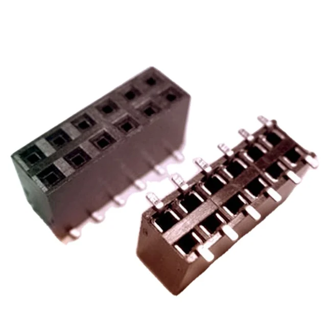 made in china PCB gold-plated 2.54mm dual row female header