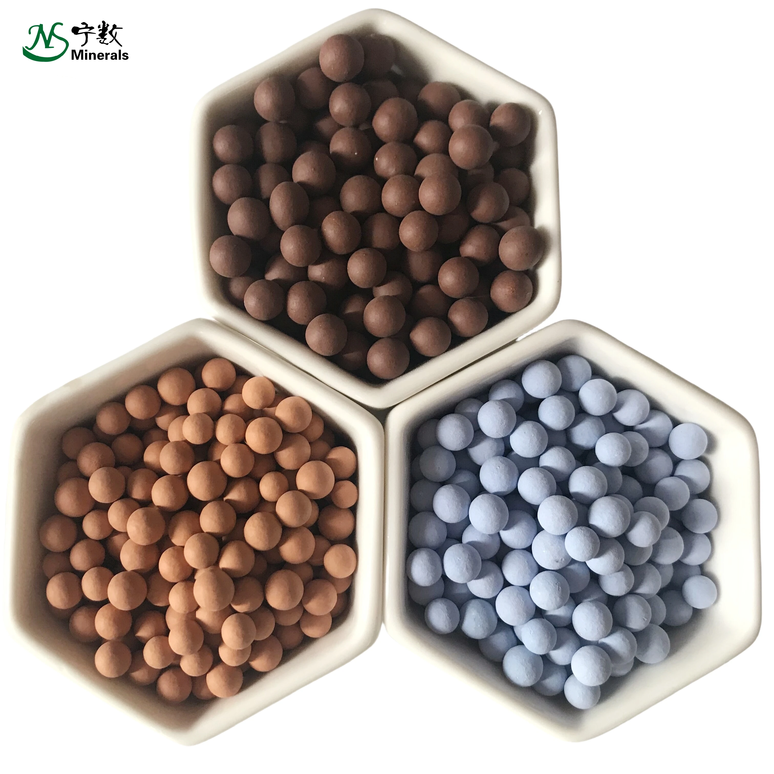 3-4mm 5-6mm 7-8mm 9-10mm  Horticultural Grade Multicolor Expanded Clay Pebbles Ceramic Balls for Soil Hydroponics Aquaponics