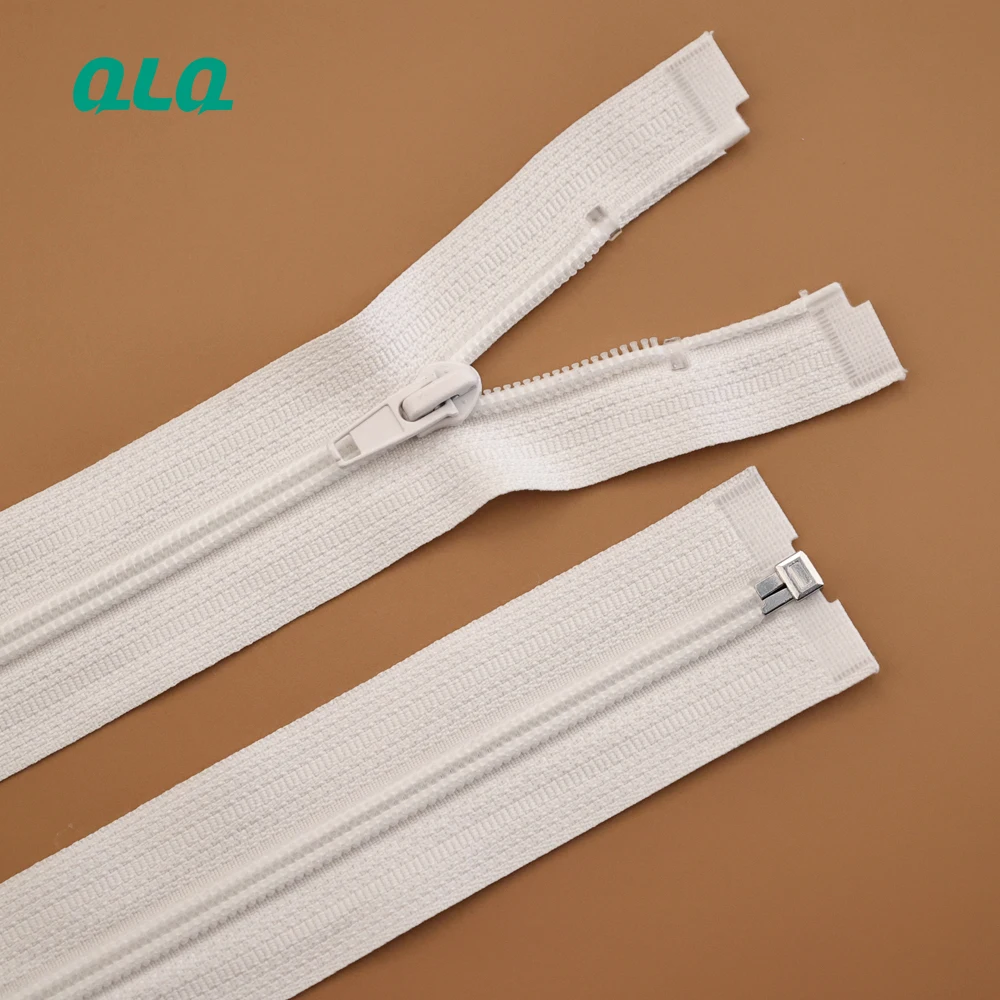 Nylon Zipper Open End Custom Brand Nylon Zipper 7# Open End  Nylon Zipper For Garment and Bag