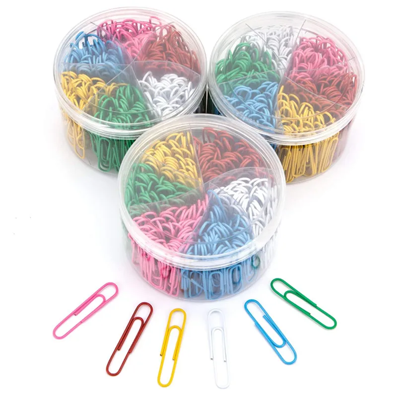 Factory Price Hot Sale Office Stationery Assorted Color Paper Clip