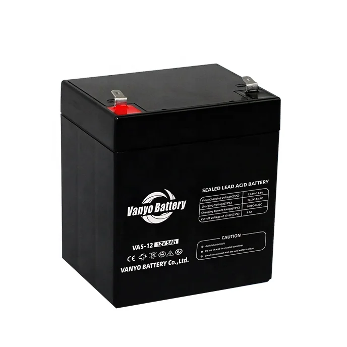 VRLA AGM 12v 5ah  battery with stocks for UPS and Security lights
