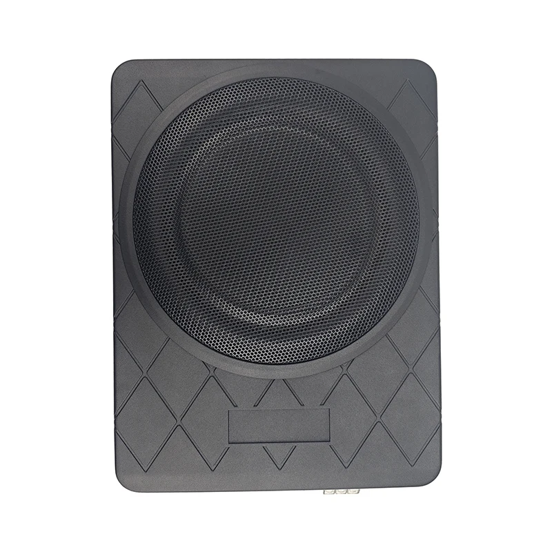 120W Single Coil 8/10 Inch Active Audio Amplifier Subwoofers for Cars 12V under seat subwoofer