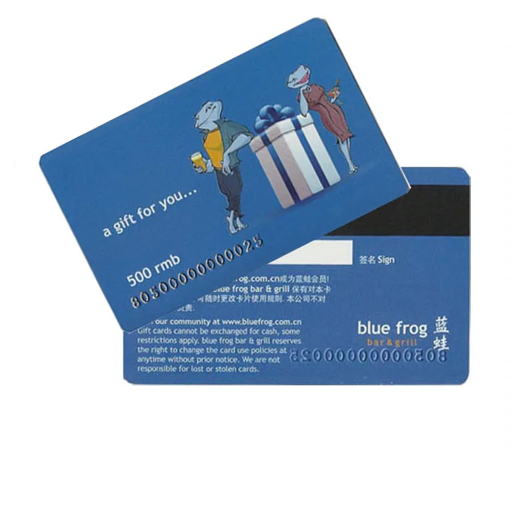 CT-027 Custom Full Color CR80 30mil Plastic PVC Signature Card Signature Member Card