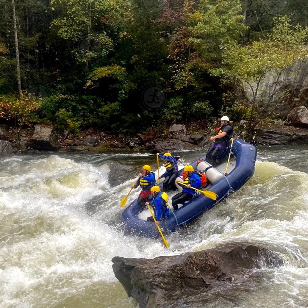 Commercial Customized PVC Inflatable Rafting Boat Hypalon OEM Inflatable Fishing Boat Raft Pontoon Rafting Boat