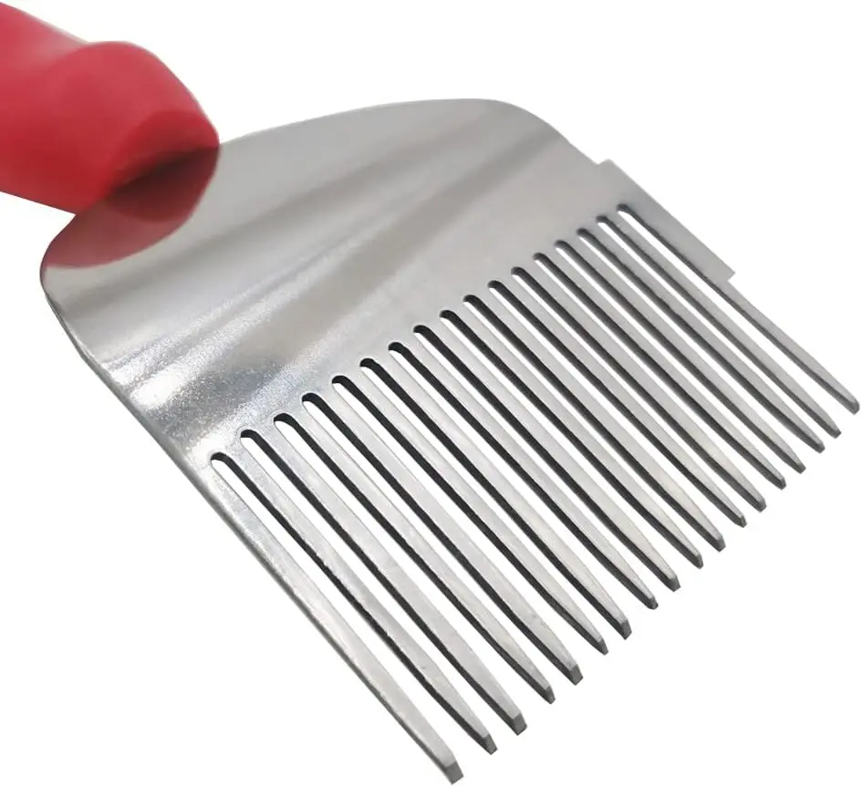 High Quality Uncapping Fork Beehive Beekeeping Equipment Tool 12cm Plastic Handle with 7.5cm Fork (18 Stainless Steel Needles)