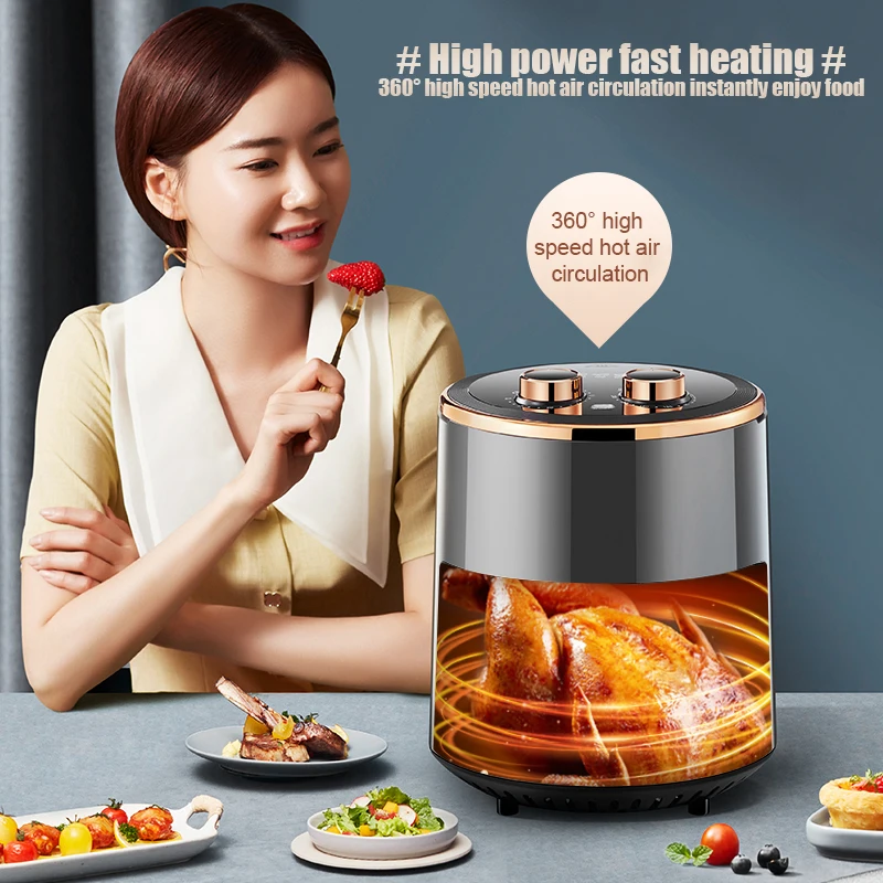 Hot Selling Kitchen Digital Intelligent Oil-Free 1500w Fast and Portable Home Appliance Air Fryer Oven