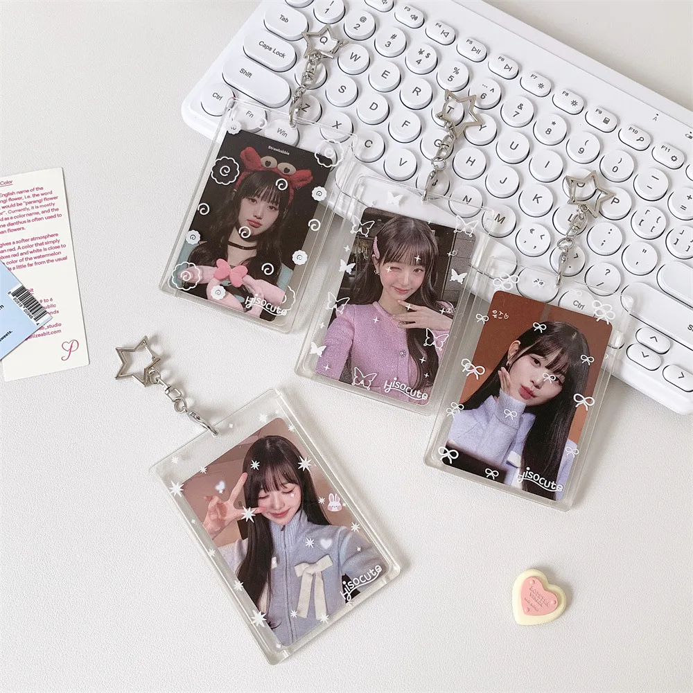 Kpop 3inch hard photo cardholder idol collection card star chasing photo frame