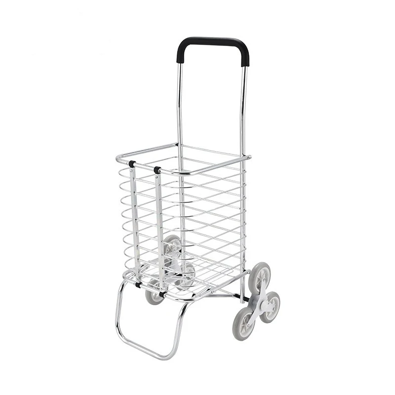 Wholesale Collapsible Metal Shopping Cart Lightweight and Convenient for Shopping Trolleys & Carts