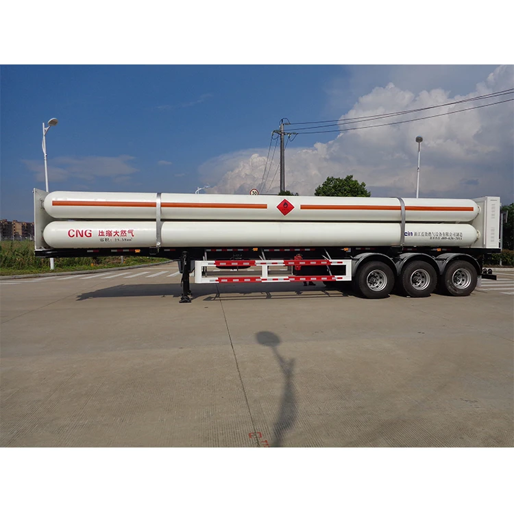 6 8 10 12 крупногабаритных трубок CNG/Helium/водородный контейнер, полуприцеп на продажу