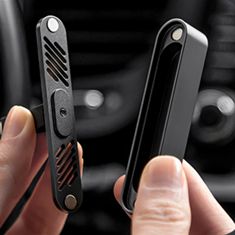 Оптовая продажа, индивидуальный дизайн, автомобильный освежитель воздуха из алюминиевого сплава, различные запахи, индивидуальный освежитель воздуха для автомобиля с логотипом