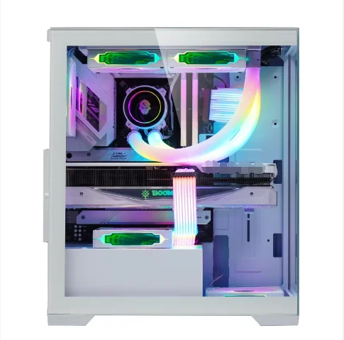 Super Semptermber High Quality ATX Computer Case Mid Tower CPU Cabinet For Computer Case PC Gaming ITX Case USB3.0 USB2.0 USB1.0