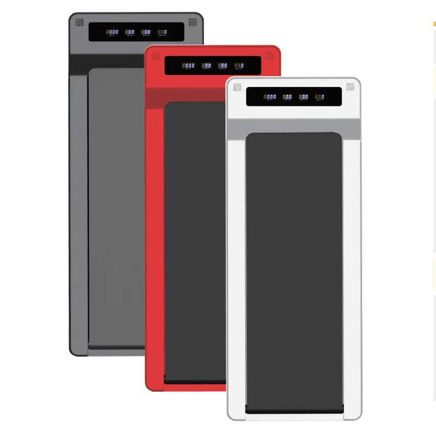 CE  Red Home Use  walking treadmill pad  motorized automatic equipment under desk treadmill with Bluetooth music