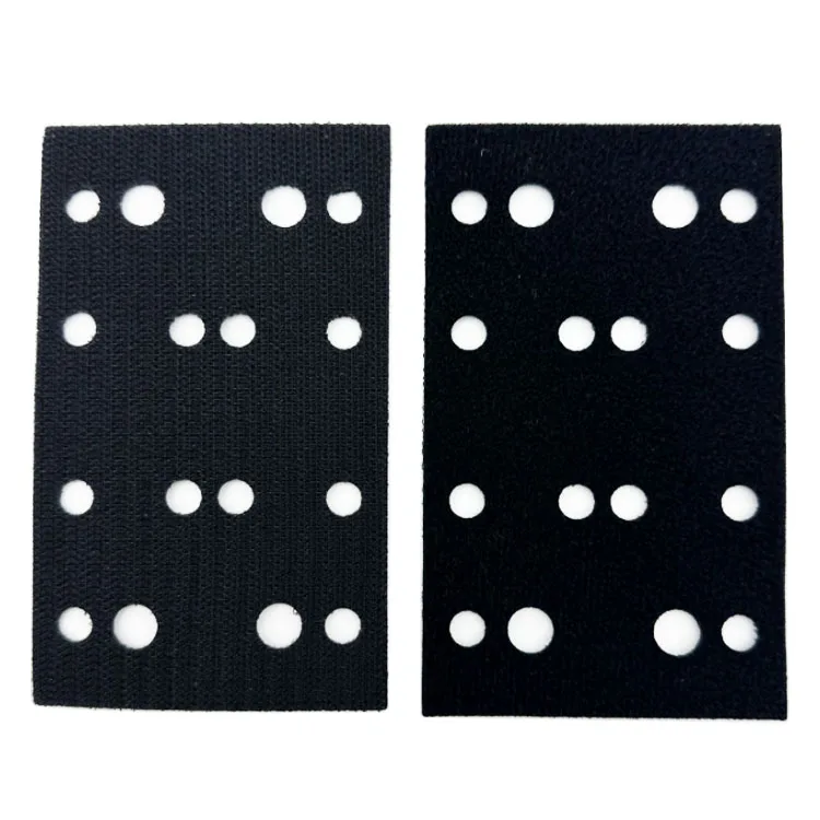 80*130mm 16 Holes Soft Interface Hook and Loop Sanding Cushion Sponge Protective Protection Pad for  489252 RTS 400
