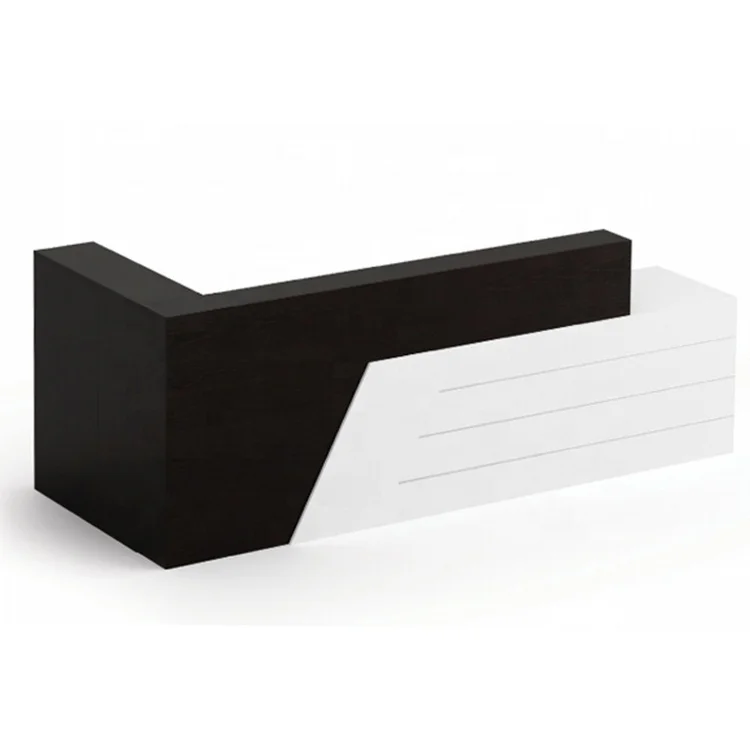 Simple Modern Solid Wood Office Front Reception Desk