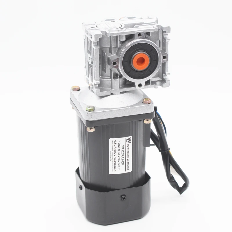 new desgin three phase 120w 140w 250w AC WORM GEAR MOTOR with NMRV series gearbox for garage door