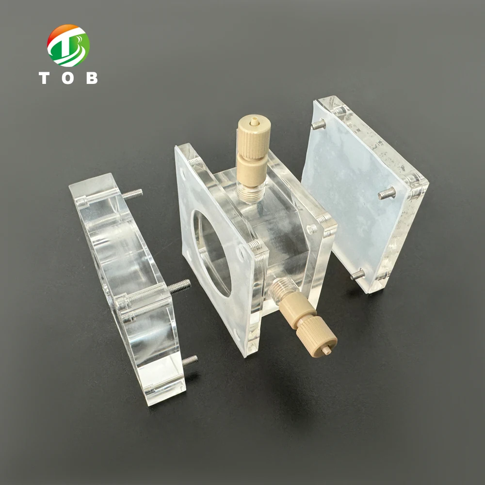 TOB China Lithium Battery Testing Equipment Zinc Air Flow Button Cell Battery Testing Device Electrolysis Cell