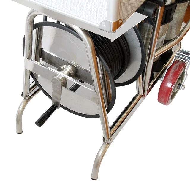 Positive Pressure 6.8L Four  Carbon Fiber Cylinders Long Tube Self-Contained  Breathing Apparatus SCBA Air Systems