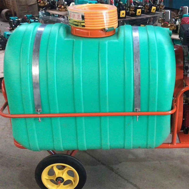 Hand-Pushed Four-Stroke Gasoline Power Spray Pump Agricultural Sprayer Equipped With Bucket