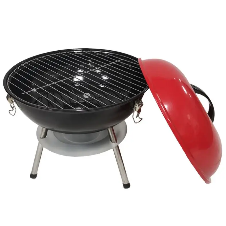 Resist rust 14 in. Portable Charcoal outdoor grill perfect for small gatherings