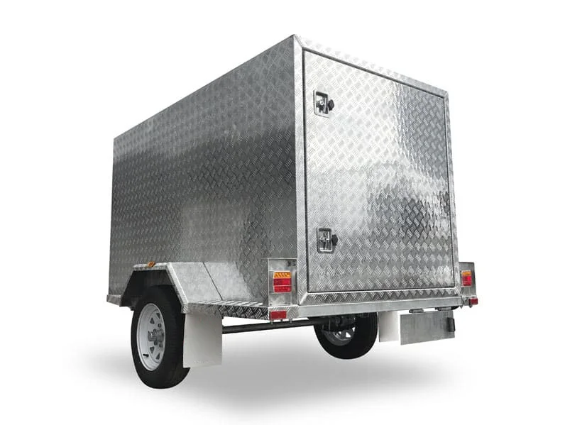 750 Kg 6*4 Ft Low Moq Manufacturer Enclosed Luggage Trailer For Suv