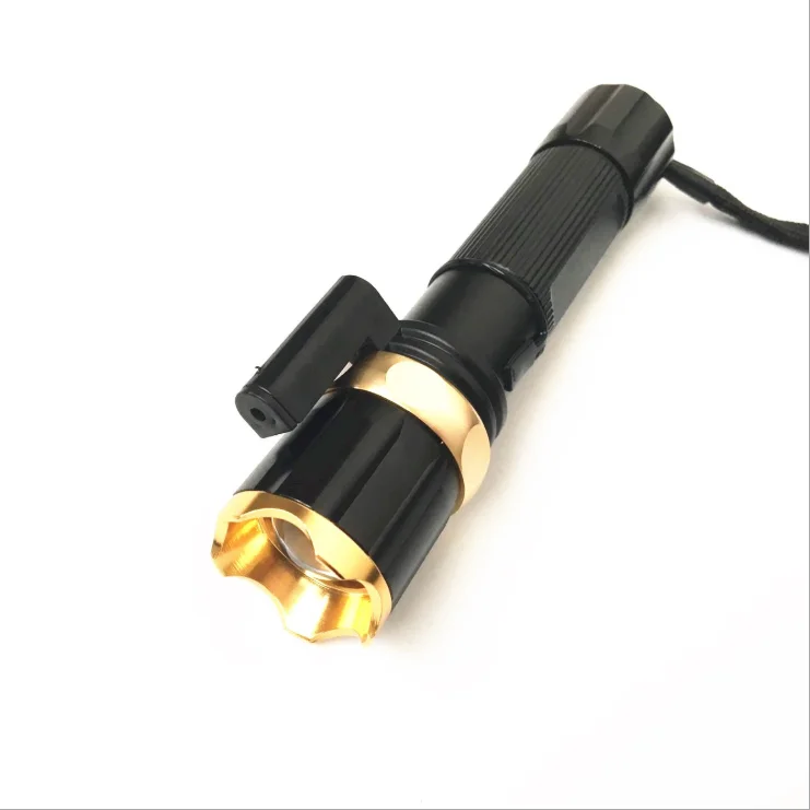 
2 in 1 Strong light laser tactical flashlight two in one laser flashlight integrated red and green laser sight pointer 