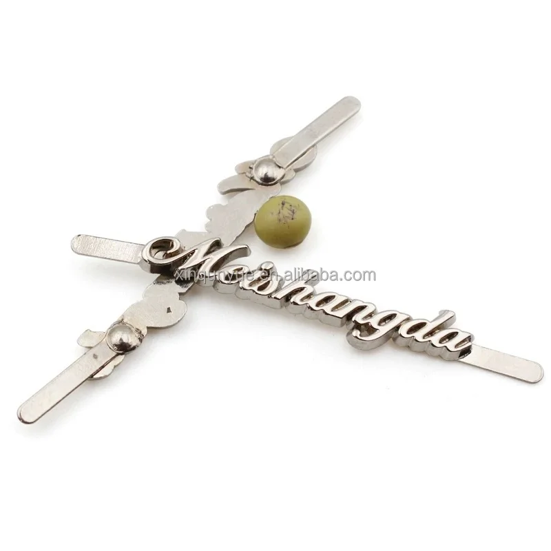 Hot Sale Handmade Engraved Gold Clothing Metal Label Custom Metal Brand Logo Tag For Bags