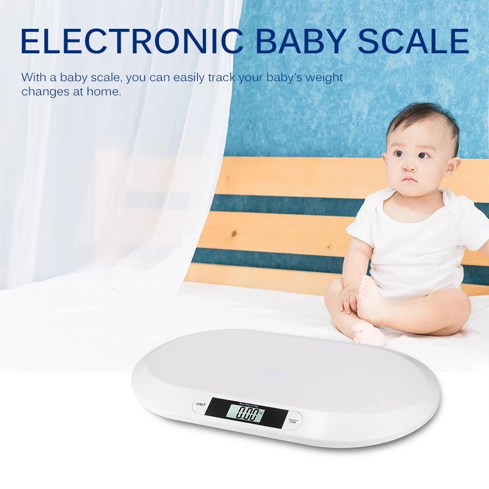 Smart Electronic Baby Scale Height Measure Digital Scale For Newborn Infant 20kg Max Accurate Pets Infant Baby Weight Scale