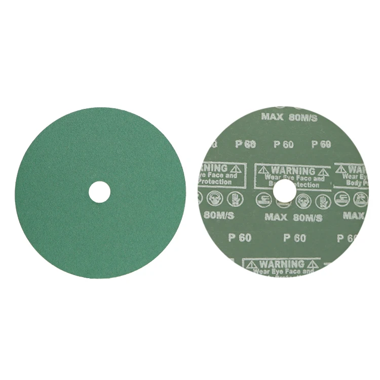 0.6mm 0.8mm 320 to 16 grit custom abrasive polishing fiber discs for metal