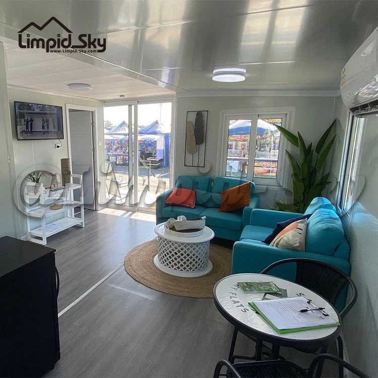 20ft 40ft China Prefab Container Office Portable Tiny Modular Light Steel Easy Install Expandable House Office