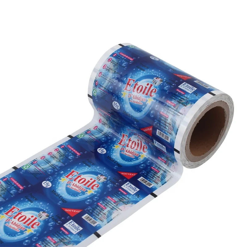 Soap Laundry Detergent Moisture Proof Plastic Roll Film Laminated Material Plastic Packaging Rolls