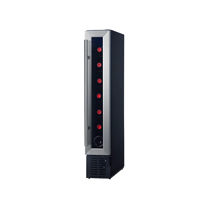 
China Manufacture Excellent Quality Automatic Defrosting 7 Bottles Built-In Single Temperature Wine Cellar For Bar 