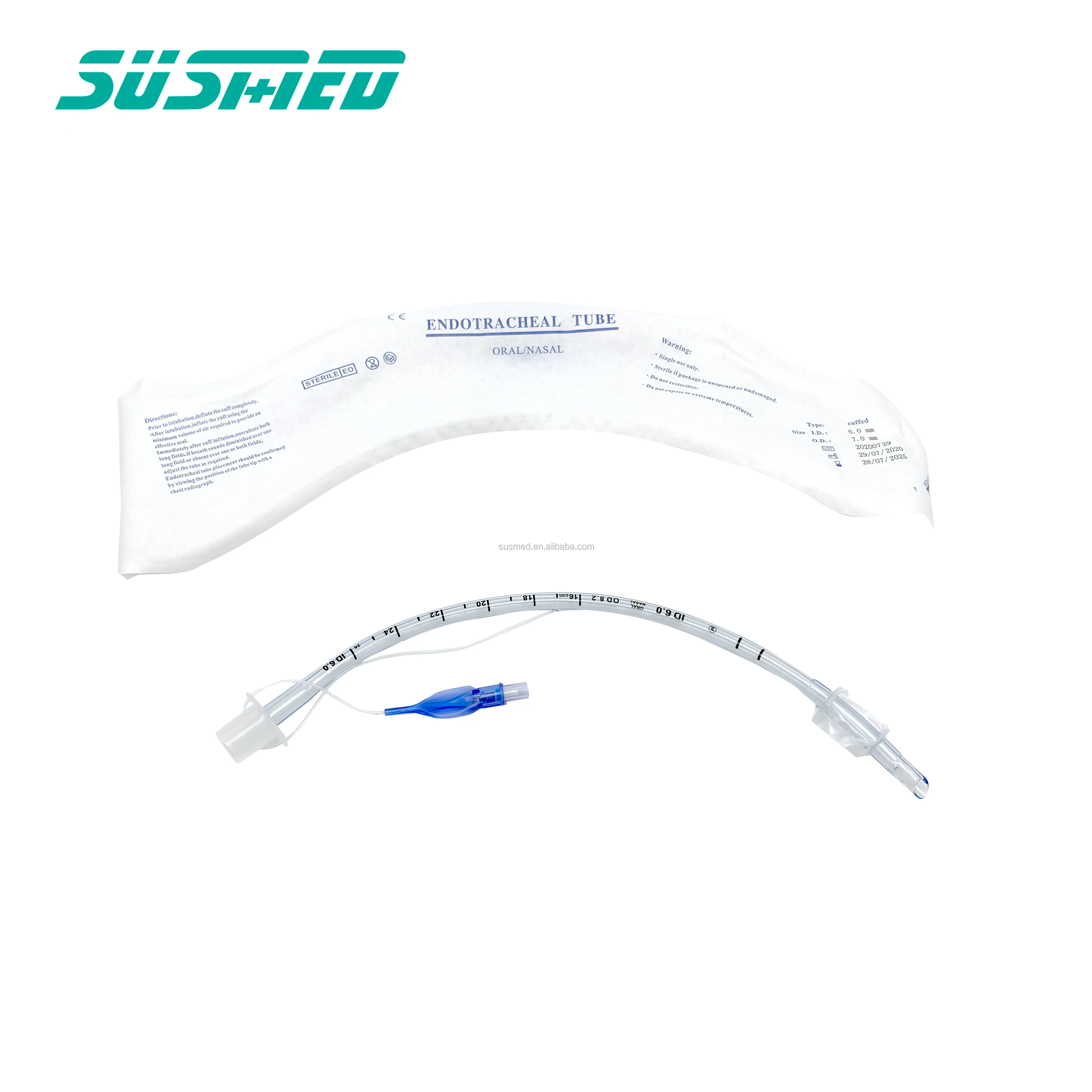 High Quality Factory Medical Disposable Science Tracheal Endotracheal Intubation Tubes