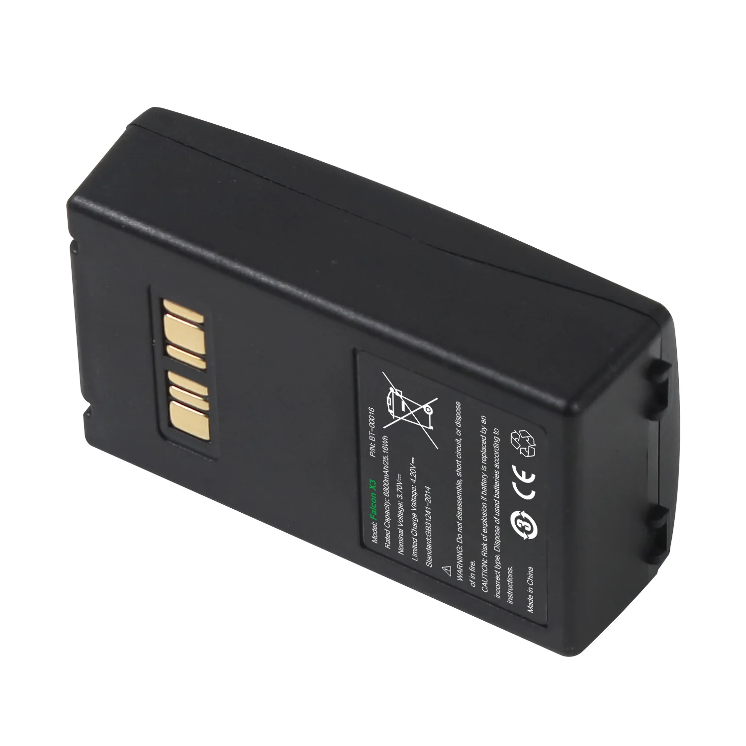 Аккумулятор сканера штрих-кодов для BT-26 Datalogic Falcon X3 Plus X4 94ACC1386 3 7 В 6800 мАч