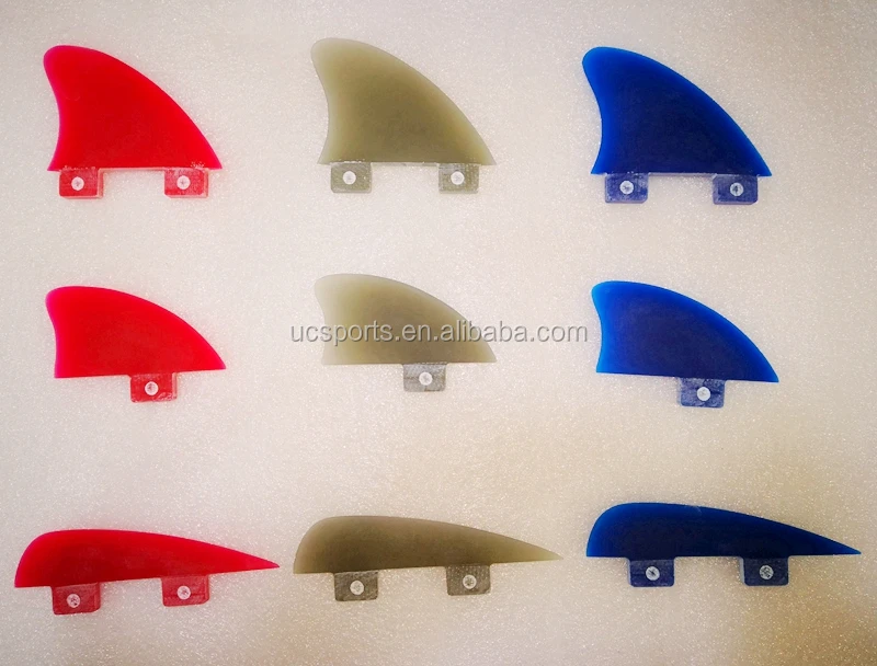Small Surf Fin SUP Boards Fins Knubster Centre Kneel surfboards Fin Blue/red/black 1'  1.75' 2.5'