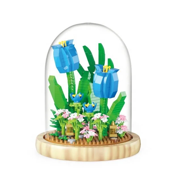 Plants Bonsai Tulip for Adults, P1173 Compatible Building Blocks Plants Sets