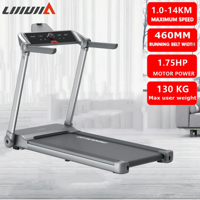 Lijiujia Wholesale Portable Mini Walking Pad treadmill Slim Motorized Cheap Flat Foldable Electric Treadmills For Sale