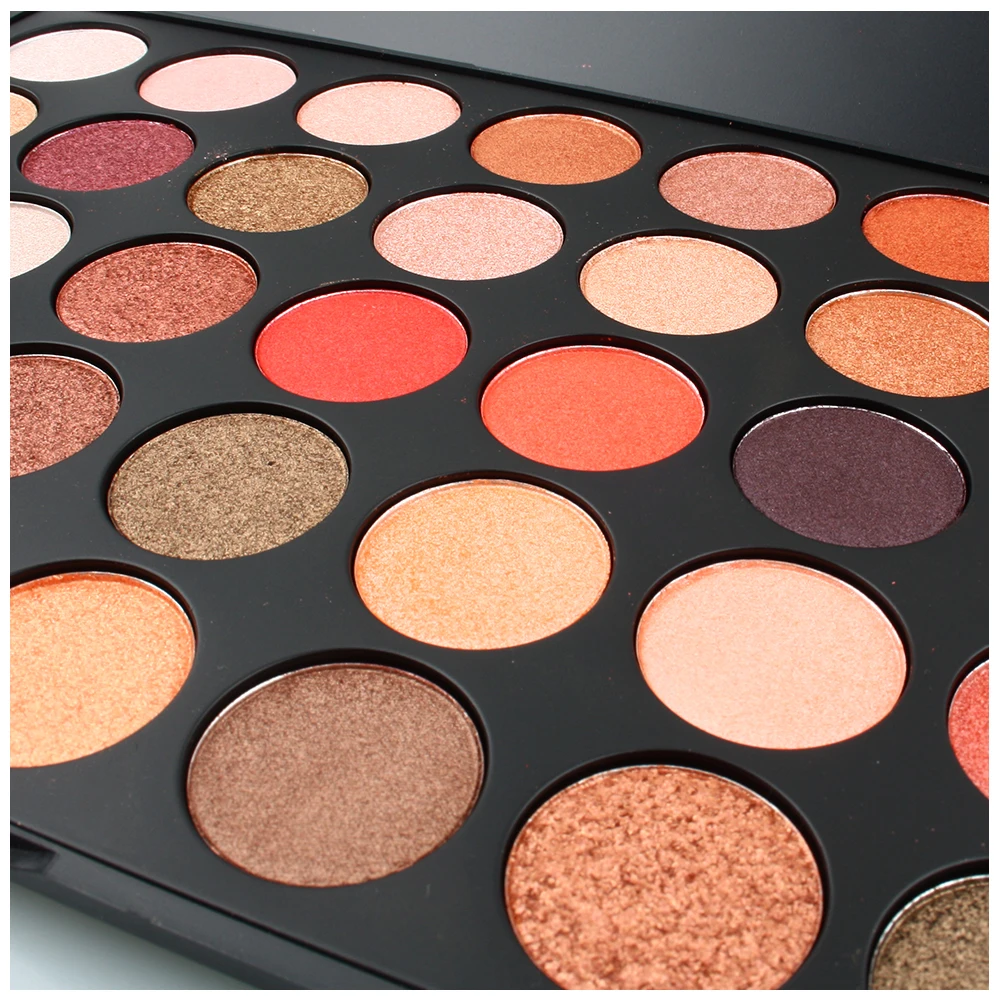 Wholesale Your LOGO Vegan High Pigment 35 Color Black Halloween Unbranded Eyeshadow Palette