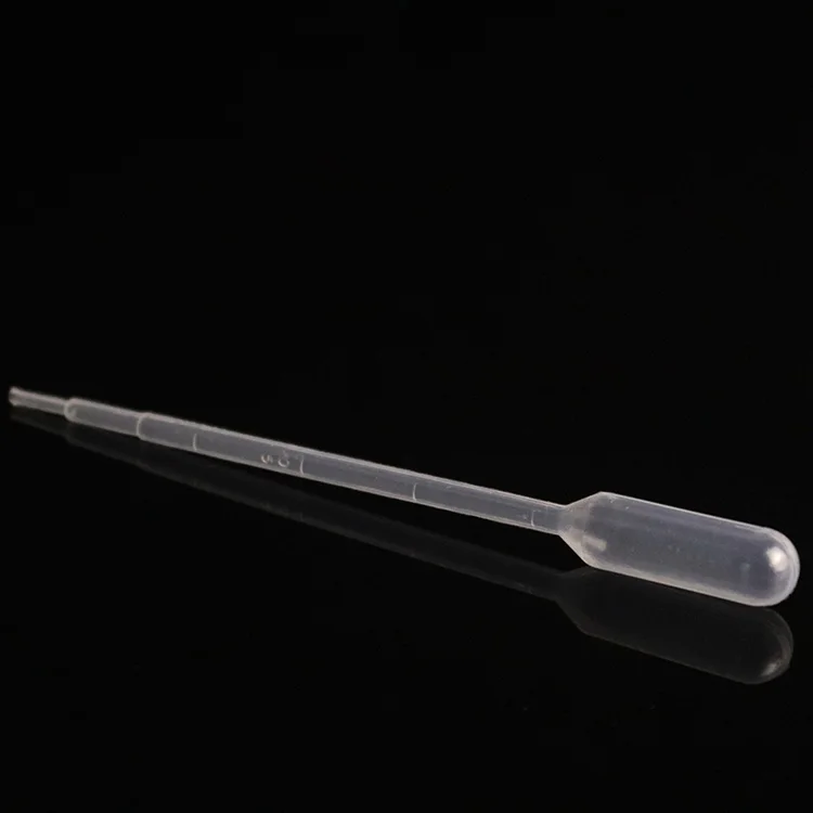 0.1ml 0.2ml 0.3ml 0.5ml 1ml 2ml 3ml 5ml 10ml plastic disposable pasteur pipette transfer pipette