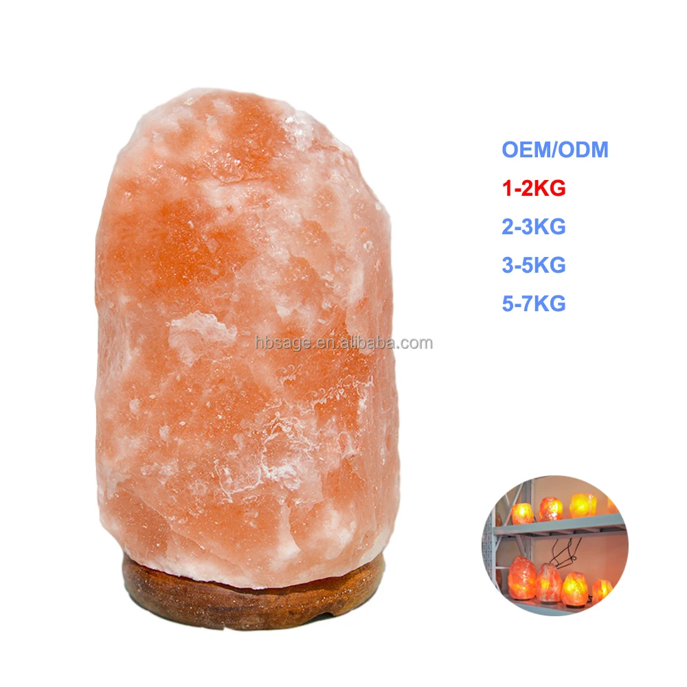 
Himalayan Salt Lamp 1-2kg / Hand Carved Pink Salt Lamp 