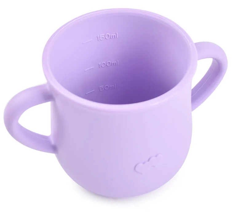 New type top sale eco-friendly silicone toddler cup straw, bpa silicone straw cup