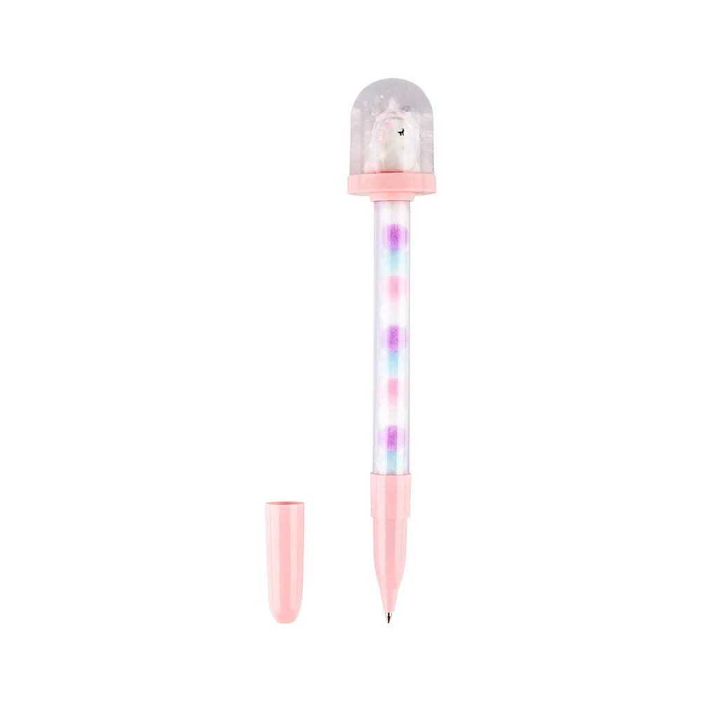 2022 New Arrival  Novelty Customized Fairy Magic cartoon Ballpoint Pen Cute Unicorn Pen For Gift