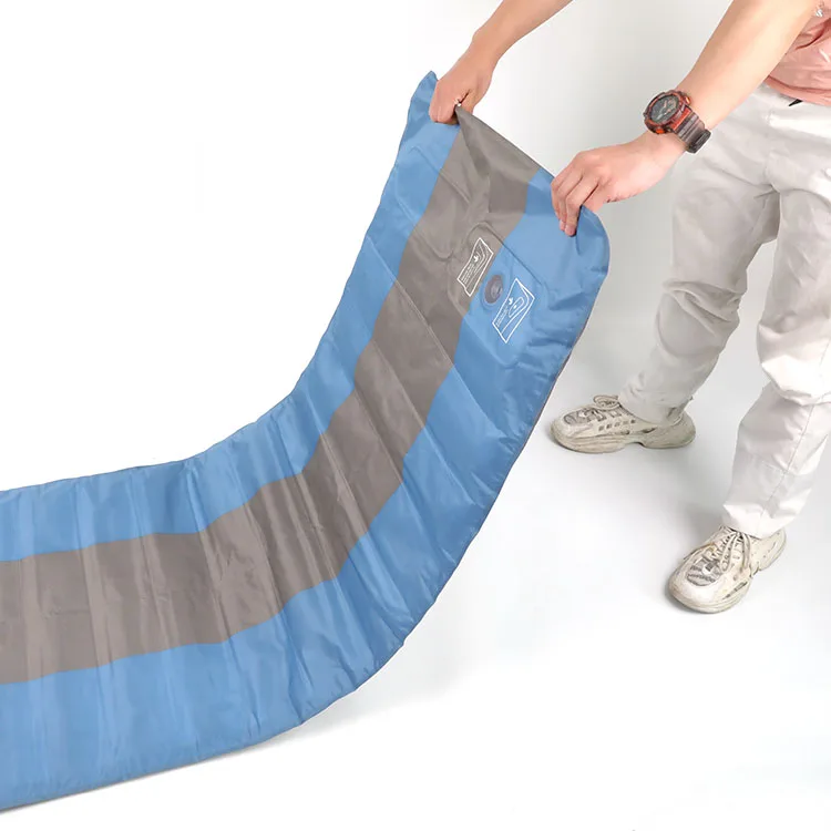 Ultralight Waterproof TPU Camping Sleeping Pad Inflatable Air Mattress with Logo Printed Portable Outdoor Pillow Mat