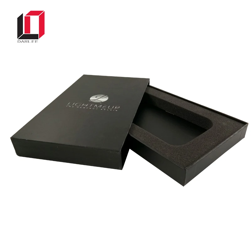 
Luxury wholesale slide open mobile phone cover packaging cellphone box with EVA insert 