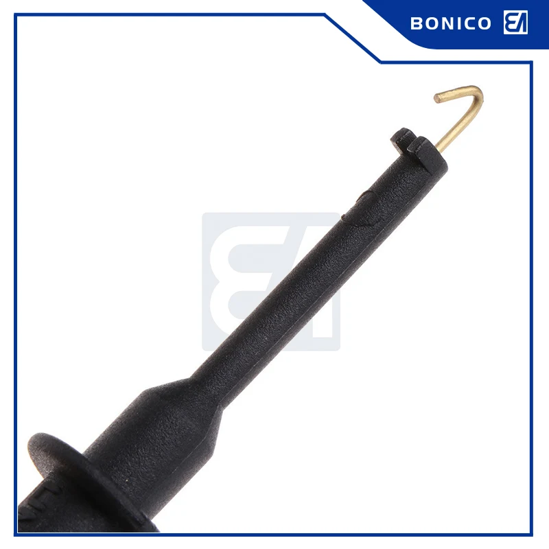 Test Hook Clip Multimeters Test Lead Extension Hook Probe Testing Clip 4mm Aperture Threaded Hook